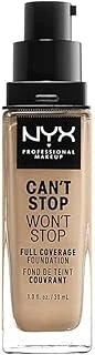 Professional Makeup Can'T Stop Won'T Stop Fondöten, 24 Saat Tam Kaplama Mat Kaplama - Yumuşak Bej ürün görseli 1