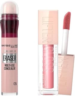New York Instant Anti Age Eraser Kapatıcı- 05 Brighten & New York Lifter Gloss Nemlendirici Dudak Parlatıcısı - 004 Silk ürün görseli 1