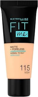 New York Me Matte+Poreless Fondöten - 115 Ivory (30 Ml) ürün görseli 1