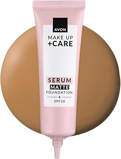 Avon Make Up + Care 3Ü 1 Arada Mat Fondöten 30 Ml. 355G Light Caramel ürün görseli 1