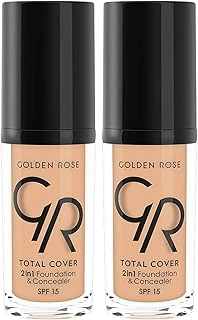 Total Cover 2Si1 Arada Kapatıcı Fondöten No: 12 Light Beige - 30 Ml (2 Paketi) ürün görseli 1