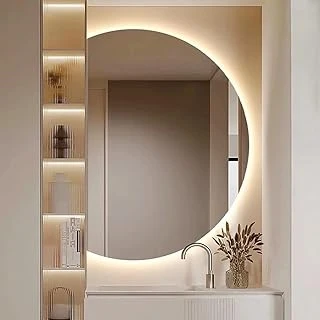 Kısılabilir 43 Inç Led Banyo Makyaj Aynası, 120 Cm Dokunmatik Kontrol, Buğu Önleyici, 3 Renkli Arka Aydınlatma, Tasarım, Ev Dekorasyonu Kişisel Bakım İçin Mükemmel (Sağ 35 Inç) ürün görseli 1