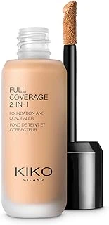 Kiko Milano Fondöten & Kapatıcı-Full Coverage 2-In-1 Foundation & Concealer-60 Warm Beige-Mat Saten Bitişli ürün görseli 1