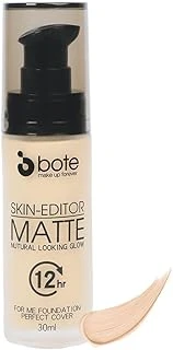 Bote Makeup Skin-Editor Matte Looking Glow For Me Foundation 01 ürün görseli 1