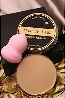 Make Up Cover Porselen Fondöten Kapatıcı 209 + Armut Makyaj Süngeri 10 (Orta Açık) ürün görseli 1
