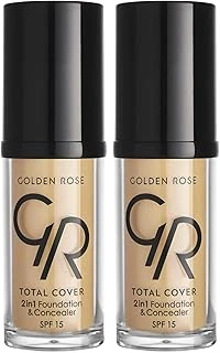 Total Cover 2Si1 Arada Kapatıcı Fondöten No: 15 Warm Sand - 30 Ml (2 Paketi) ürün görseli 1