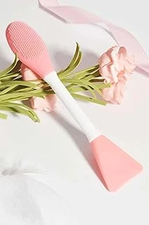 Çift Uçlu Maske Sürme Aparatı & Cilt Temizleme Fırçası Toz Pembe ürün görseli 1