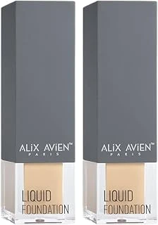 Alix Avien Güneş Koruyucu Spf35+ Nemlendirici Etkili Kremsi Likit Fondöten - Liquid Foundation 311 Deep Beige (2 Paketi) ürün görseli 1