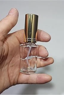 50 Adet Boş Gold Kapaklı Kolonya Şişesi Doldurulabilir Cep Cam Parfüm Şişesi 20 Ml, Spreylise0082 ürün görseli 1