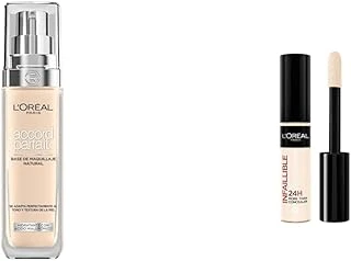 L'Oréal Paris True Match Bakım Yapan Fondöten + Infaillible Tüm Yüze Uygulanabilir Kapatıcı 322 Ivory ürün görseli 1