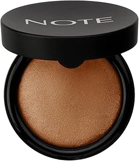 Note Cosmetics Baked Powder 03 Caramel Cake Işıltılı Bitişli Highlighter Toz Yüz Pudrası ürün görseli 1