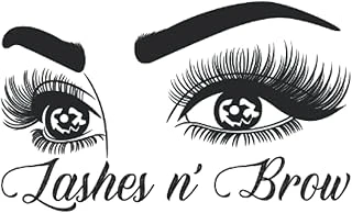 Lashes N' Brows Lash Eyelash Artist Lash Artist: Graph Grid Notebook/Journal (6” X 9”) Lashes And Brows For Beauty Spas & Beauty Salons ürün görseli 1