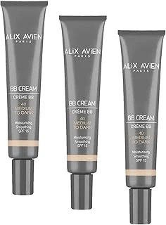 Alix Avien Kapatıcılık,Doğal Parlaklık Sağlayan Spf15 Faktör Nemlendiren Bb Bb Cream 40 Medium To Dark (3 Paketi) ürün görseli 1