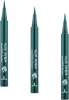 Alix Avien Uzun Süre Kalıcı, Suya Dayanıklı Yumuşak Uçlu Yeşil Göz Kalemi - Inkliner Eyeliner Sacramento (3 Paketi) ürün görseli 1