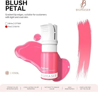 Bi̇omaser Blush Petal Pudra Serisi 12Ml Profesyonel Doğal Dudak Pigmenti, Allık Pembesi ürün görseli 1