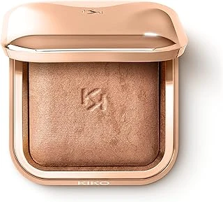 Kiko Milano Silky Glow Baked Bronzlaştırıcı 01 | İpeksi Yumuşak Dokulu Terrakotta Rengi Bronz Toz ürün görseli 1