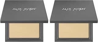 Alix Avien Kompakt Pudra - 12 Saate Kadar Kalıcılık - Sıcak Cilt Alt Tonu - Compact Powder 09 Sand (2 Paketi) ürün görseli 1