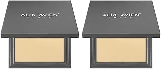 Alix Avien Kompakt Pudra - 12 Saate Kadar Kalıcılık - Sıcak-Nötr Cilt Alt Tonu - Compact Powder 05 Bisque (2 Paketi) ürün görseli 1