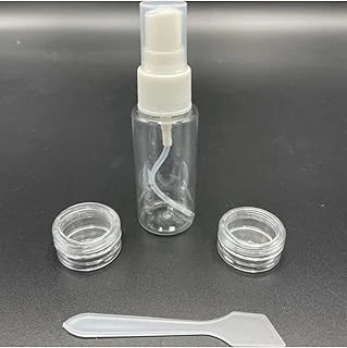 Yenigeldi 4 Parça Seyahat Seti Sızdırmaz Taşınabilir Tuvalet Kapları Seyahat Seti Losyon Parfüm Dezenfektan Vs,Şeffaf ürün görseli 1