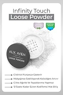 Alix Avien İpeksi Toz Pudra - Sabitleyici Etki Mat Bitiş - Loose Powder 01 Transparent ürün görseli 1