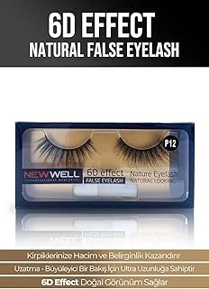 New Well 6D Effect False Eyelash P12 Takma Kirpik, Tycarhdt6N170241211273503 ürün görseli 1