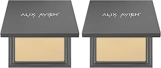 Alix Avien Kompakt Pudra - 12 Saate Kadar Kalıcılık - Soğuk-Nötr Cilt Alt Tonu - Compact Powder 06 Creamy (2 Paketi) ürün görseli 1
