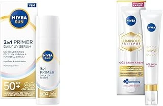 Sun Spf50 Güneş Koruyucu Nemlendirici Makyaj Bazı 30Ml Luminous630 Koyu Halka Karşıtı Göz Kremi ürün görseli 1