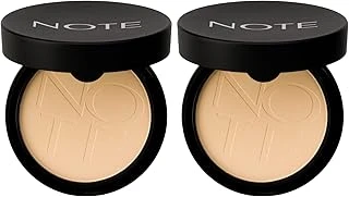 Note Luminous Silk Compact Powder 02 Beige Mat Bitişli Toz Yüz Pudrası Beige (2 Paketi) ürün görseli 1