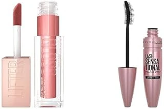 New York Lifter Gloss Nemlendirici Dudak Parlatıcısı - 003 Moon + New York Lash Sensational Yelpaze Etkili Siyah Maskara 1 Paket (1 X 9.5 Ml) ürün görseli 1