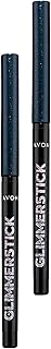 Avon Glimmersticks Pırıltılı Asansörlü Suya Dayanıklı Göz Kalemi Black Ice 2'Li Set ürün görseli 1