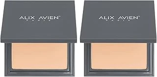 Alix Avien Kompakt Pudra - 12 Saate Kadar Kalıcılık - Soğuk Cilt Alt Tonu - Compact Powder 02 True Beige (2 Paketi) ürün görseli 1