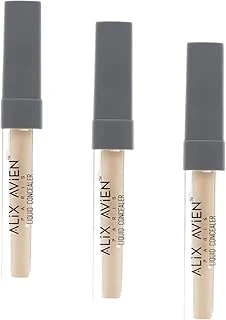 Alix Avien Aydınlık Görünüm Sağlayan Yoğun Likit Göz Altı Kapatıcısı - Liquid Concealer 104 Warm Bisque (3 Paketi) ürün görseli 1