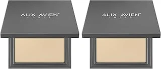 Alix Avien Kompakt Pudra - 12 Saate Kadar Kalıcılık - Nötr Cilt Alt Tonu - Compact Powder 04 Light Ivory (2 Paketi) ürün görseli 1