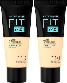 New York Me Matte+Poreless Fondöten - 110 Porcelain (30 Ml) (2 Paketi) ürün görseli 1