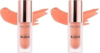 Note Cosmetics Liquid Blush Nemlendirici Etkili Likit Allık - 10 Peach (Işıltılı) (2 Paketi) ürün görseli 1