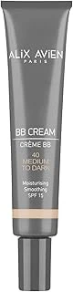 Alix Avien Kapatıcılık,Doğal Parlaklık Sağlayan Spf15 Faktör Nemlendiren Bb Bb Cream 40 Medium To Dark ürün görseli 1