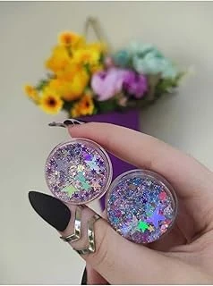 Parlak Glitter Glitter Far Simli Jel Kremsi Yüz Vücut Simi Set, 926292999 ürün görseli 1