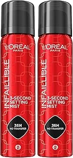 L'Oreal Paris Infaillible 3-Second Makyaj Sabitleme Spreyi (2 Paketi) ürün görseli 1