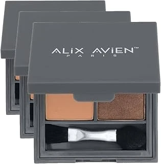 Alix Avien Göz Farı Duo Eyeshadow 205 Warm Nude & Pearly Peanut 3 G (3 Paketi) ürün görseli 1