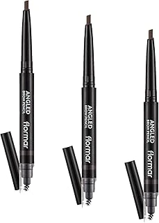 Angled Brow Fırça Başlıklı & Asansörlü Ucu Açılı Kaş Kalemi (3 Paketi) ürün görseli 1