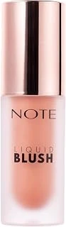 Note Cosmetics Liquid Blush Nemlendirici Etkili Likit Allık - 10 Peach (Işıltılı) ürün görseli 1