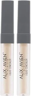 Alix Avien Aydınlık Görünüm Sağlayan Yoğun Likit Göz Altı Kapatıcısı - Liquid Concealer 102 Beige (2 Paketi) ürün görseli 1