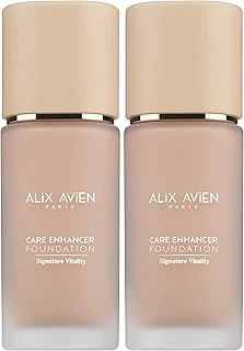 Alix Avien Kırışıklık Karşıtı Nemlendirici Spf30 Parlak Bitişli Fondöten Care Enhancer 806 Pale Apricot (2 Paketi) ürün görseli 1