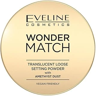 Eveline Cosmetics Wonder Match Translucent Ametist Tozu İçeren Vegan Pudra Şeffaf ürün görseli 1