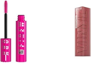 New York Lash Sensational Firework Maskara & Super Stay Vinyl Ink Uzun Süre Kalıcı Likit Parlak Ruj 35 Cheeky Makyaj Seti ürün görseli 1