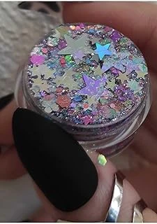 Parlak Glitter Jel Far Glitter Simli Saç Vücut Simi Yıldızlı- Magic Stars, Serashinegozfarı43 ürün görseli 1