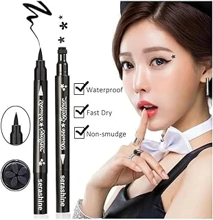 Çift Taraflı Çiçek Desenli Kalem Eyeliner, Se86953256564544 ürün görseli 1