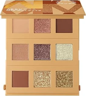 Mega Mix Palette-Yoğun Pigmentli Mat&Simli&Metalik Bitişli Göz Far Paleti 7,92G, Fiery Warm Nude ürün görseli 1