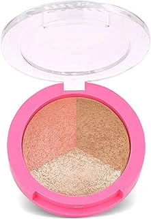 Miss Beauty Glow Baked Trio - 3’Lü Allık, Bronzer Aydınlatıcı Paleti ürün görseli 1
