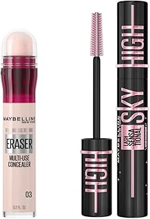 New York Instant Anti Age Eraser Kapatıcı - 03 Fair & Lash Sensational Sky High Cosmic Black Maskara Makyaj Seti ürün görseli 1